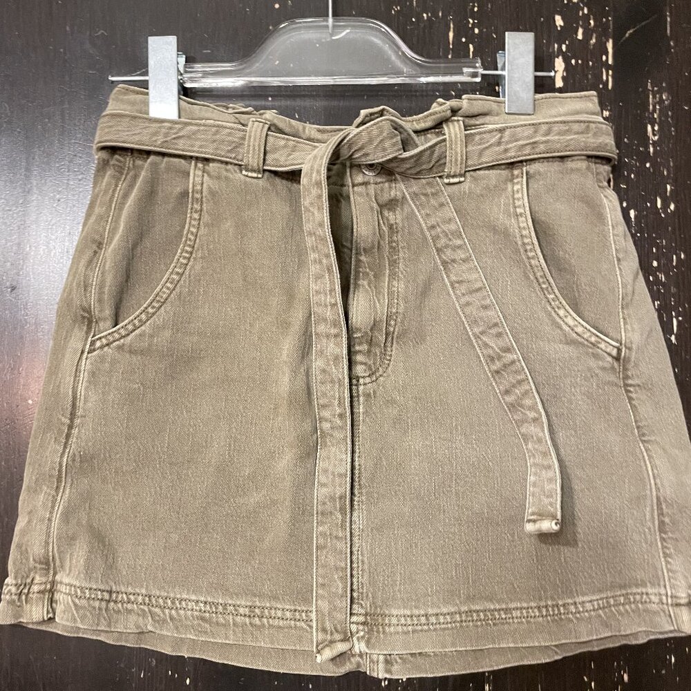 American Eagle Outfitters Green Mini Skirt